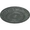 Ekena Millwork Biddix Ceiling Medallion (Fits Canopies up to 7 1/2"), 20 7/8"OD x 1 1/4"P, Athenian Green Crackle CM20BXAGC - alternate 2